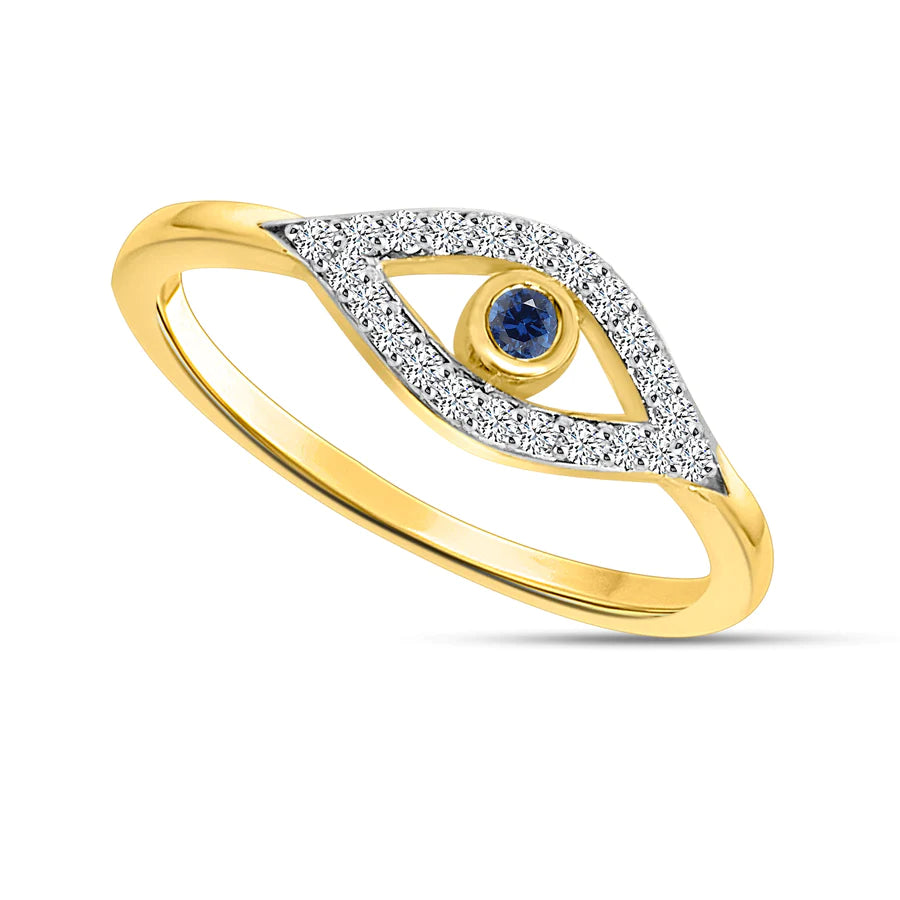 Evil Eye Diamond Rings, on sale Sapphire Evil Eye Rings, Pave Diamond Evil Eye Rings, Women Best Designer Rings, Gold Plated Rings Jewelry