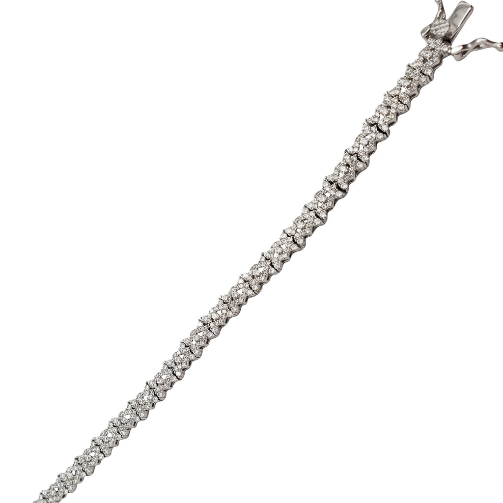 Zirconia Fancy Bracelet (Silver)