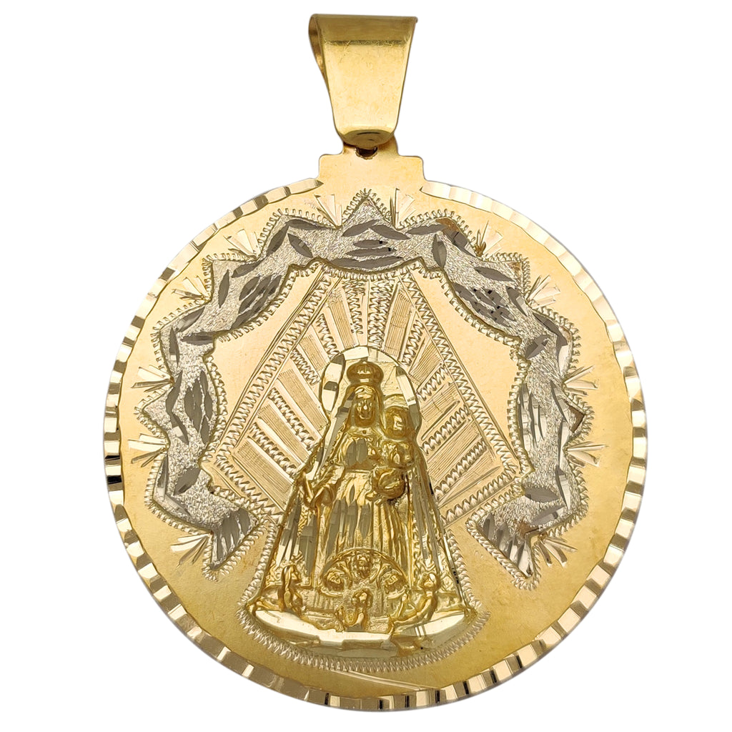 Caridad de Cobre Medallion Pendant (14K) – Popular J