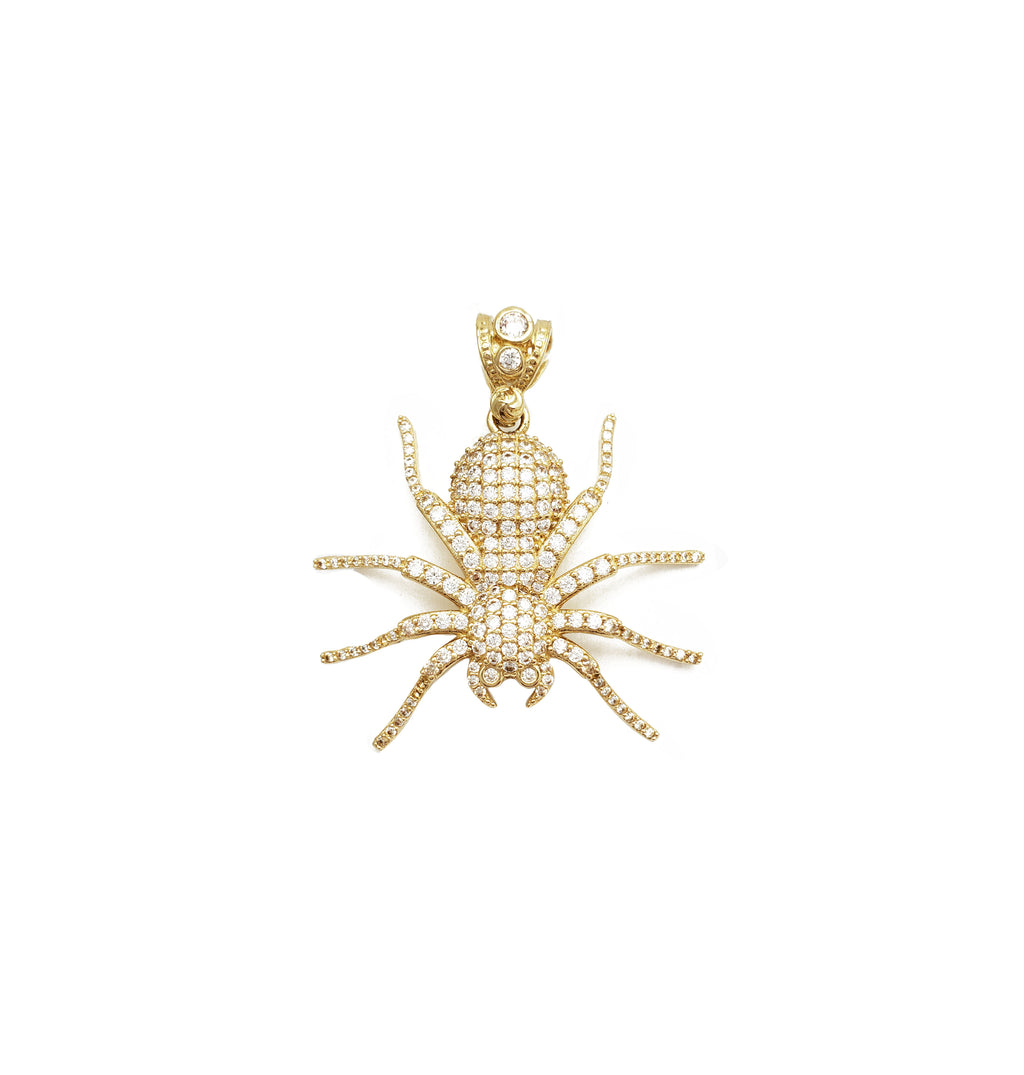 Iced out spider on sale pendant