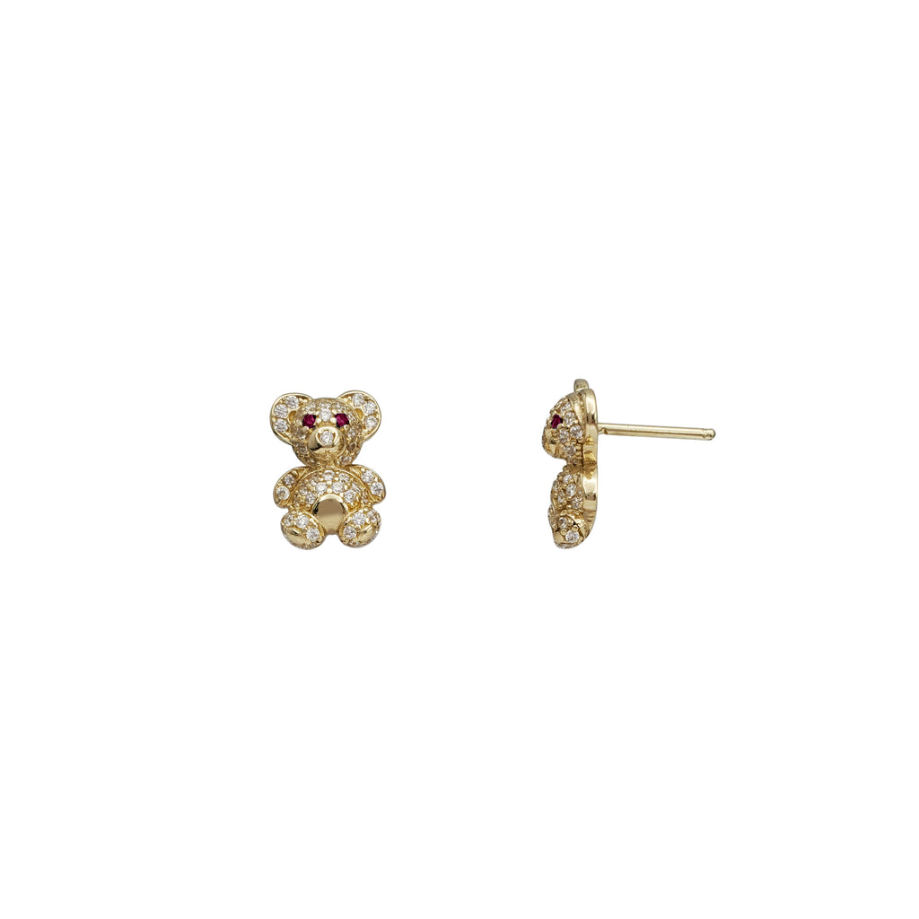 Bear Stud Earrings