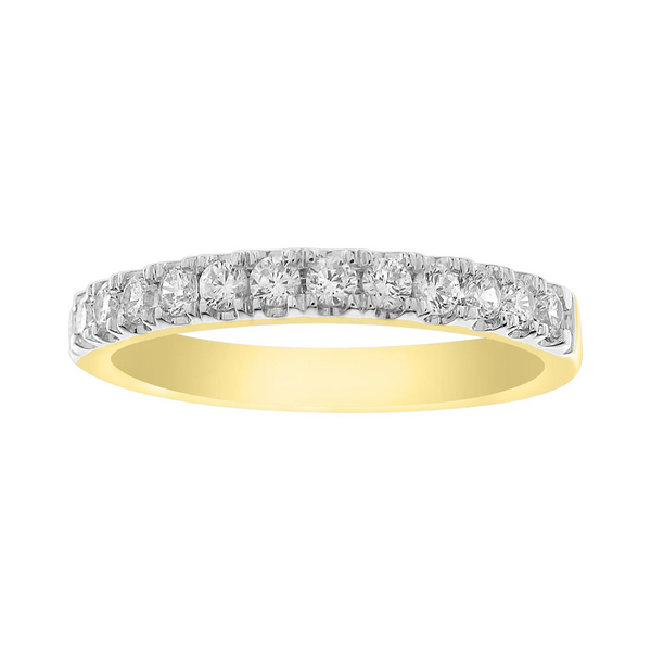 Diamond Two-Tone Eternity Ring (14K)