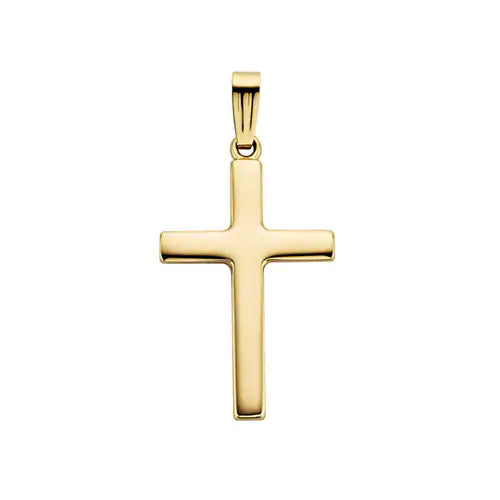 Plain Cross Pendant (14K)