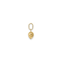 3D Puffed Heart Pendant (14K) side - Popular Jewelry - New York