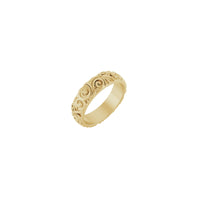 3D Swirls Pattern Ring (14K) main 2 - Popular Jewelry - New York