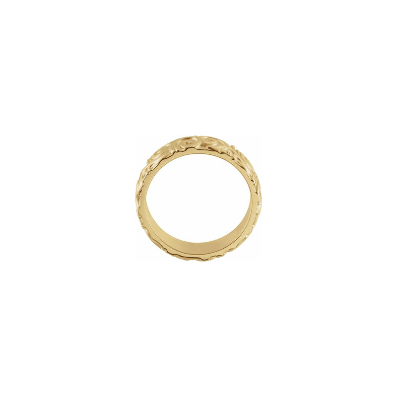 3D Swirls Pattern Ring (14K) setting - Popular Jewelry - New York