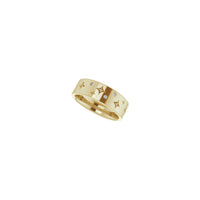 Diamond Cosmic Stars Ring (14K) diagonal - Popular Jewelry - New York