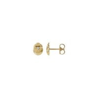 Diamond Scarab Insect Stud Earrings (14K) main - Popular Jewelry - New York