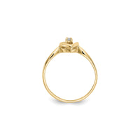 Heart Outline Diamond Ring (14K) setting - Popular Jewelry - New York