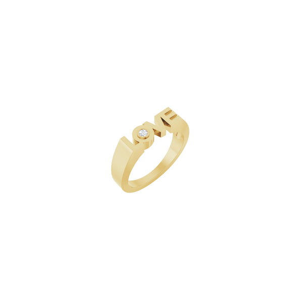 LOVE Diamond Ring (14K) main - Popular Jewelry - New York