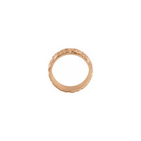 3D Swirls Pattern Ring (Rose 14K) setting - Popular Jewelry - New York