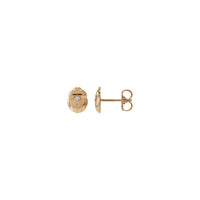 Diamond Scarab Insect Stud Earrings (Rose 14K) main - Popular Jewelry - New York