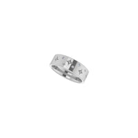 Diamond Cosmic Stars Ring (White 14K) diagonal - Popular Jewelry - New York