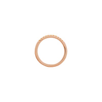 Citrine Row Stackable Ring