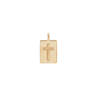 Crucifixion Rectangle Bar Pendant