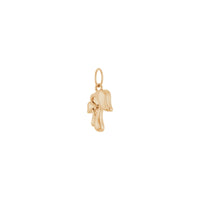 Mushrooms Pendant (Rose 14K) diagonal - Popular Jewelry - New York