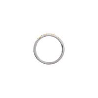 Citrine Row Stackable Ring