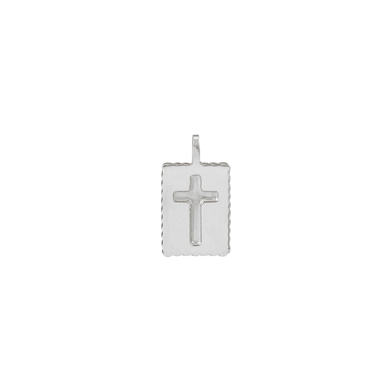 Crucifixion Rectangle Bar Pendant