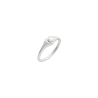 Cultured Akoya Pearl Heart Ring