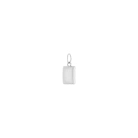 Engravable Puffy Square Tag Pendant