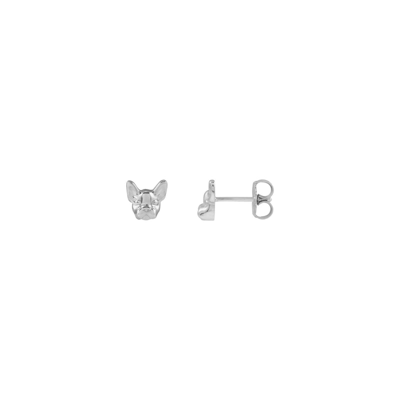 French Bulldog Dog Face Stud Earrings