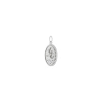 Holy Spirit Dove Diamond Oval Pendant