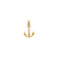 3D Anchor Pendant (14K)