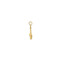 3D Anchor Pendant (14K)