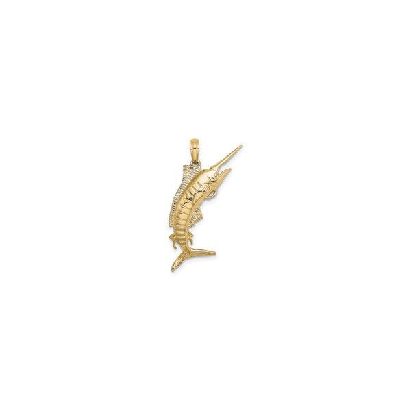 3D Blue Marlin Pendant (14K)