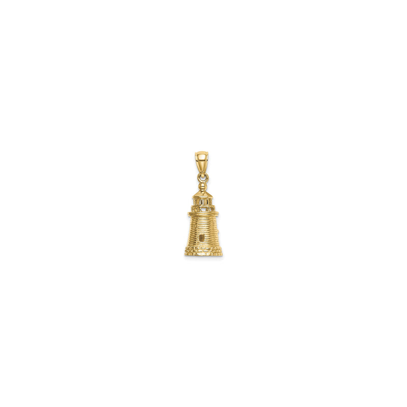 3D Brant Point Lighthouse Pendant (14K)