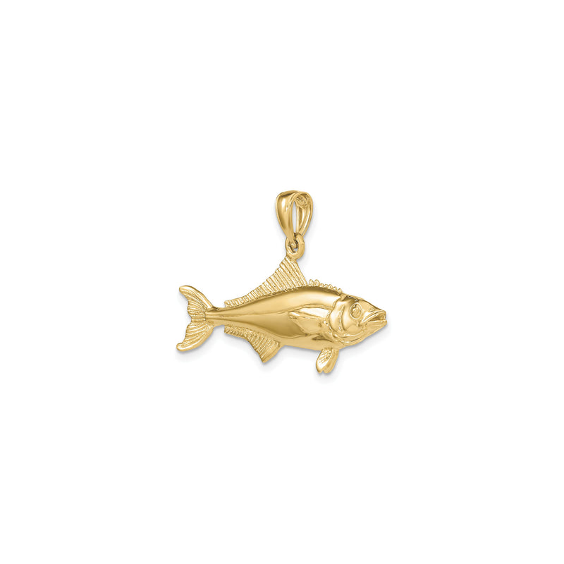 3D Cobia Fish Pendant (14K)