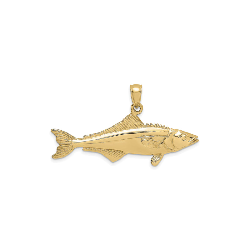 3D Cobia Fish Pendant (14K)