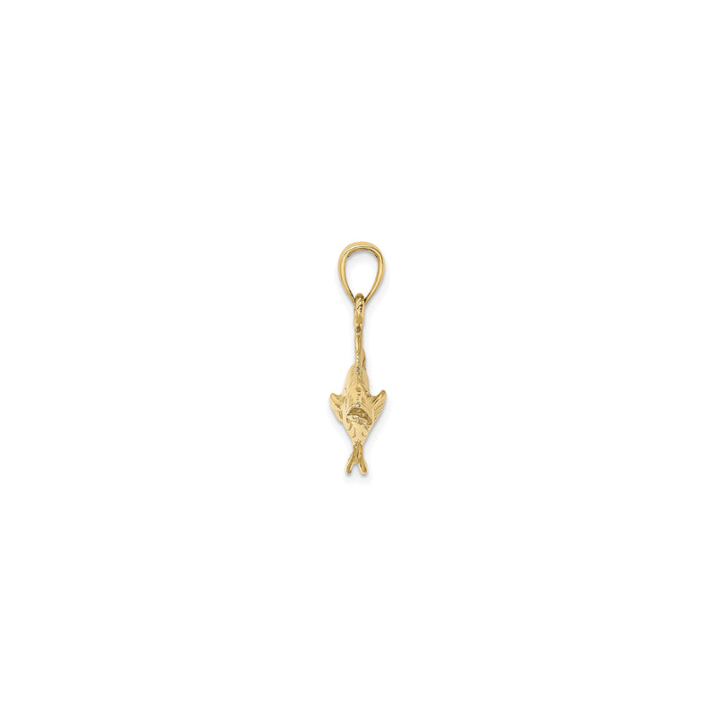 3D Cobia Fish Pendant (14K)