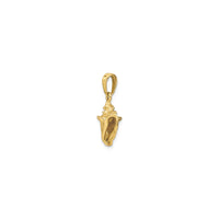 3D Conch Shell Pendant (14K)