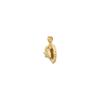 3D Conch Shell Pendant (14K)