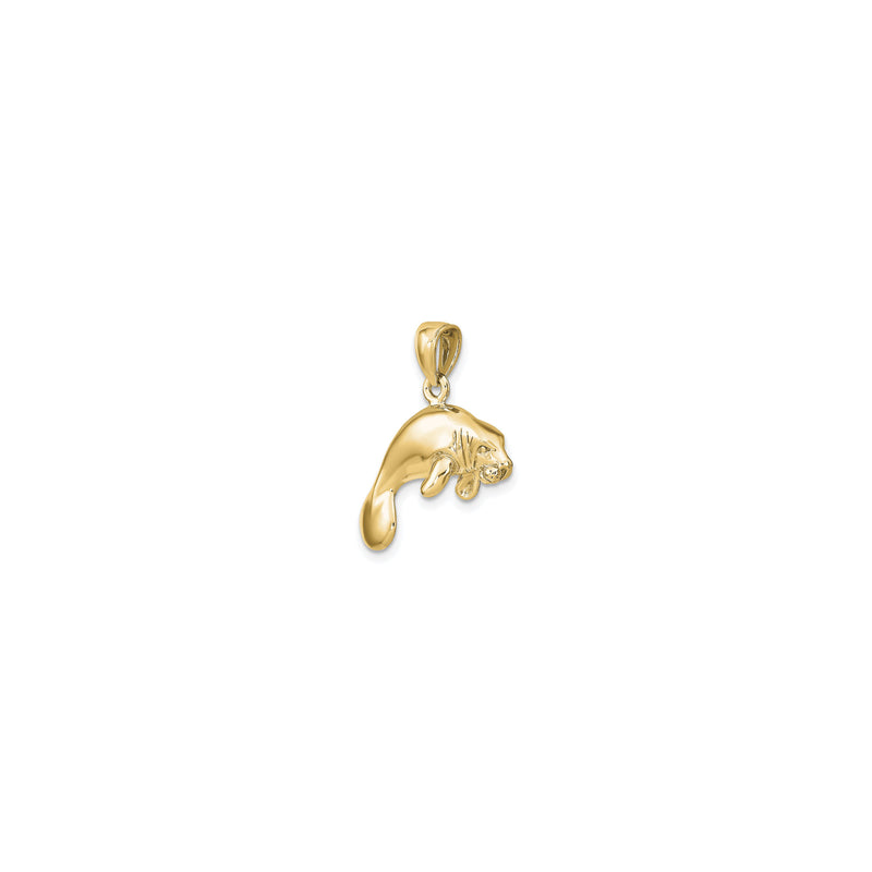 3D Manatee Pendant (14K)