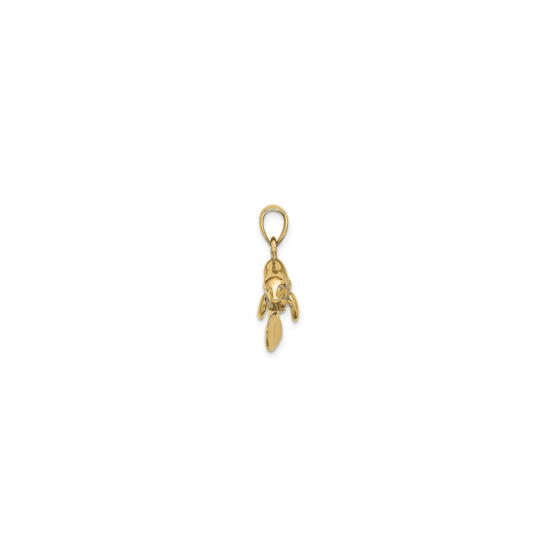 3D Manatee Pendant (14K)