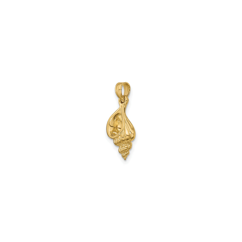 3D Mini Conch Shell Pendant (14K)