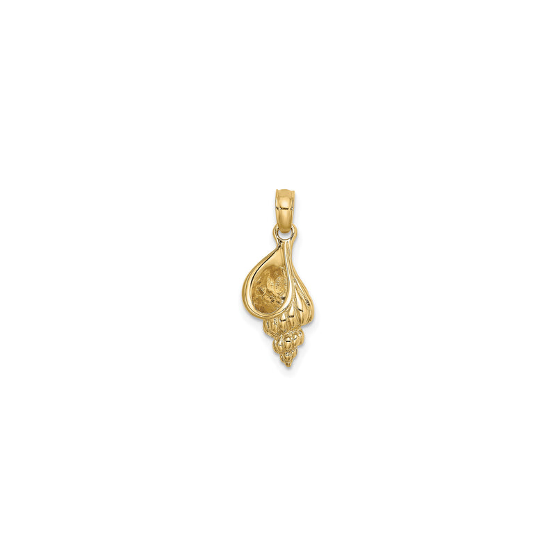 3D Mini Conch Shell Pendant (14K)