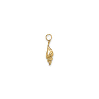 3D Mini Conch Shell Pendant (14K)