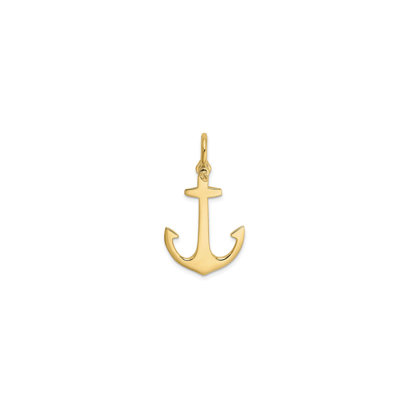 3D Anchor Pendant (14K)