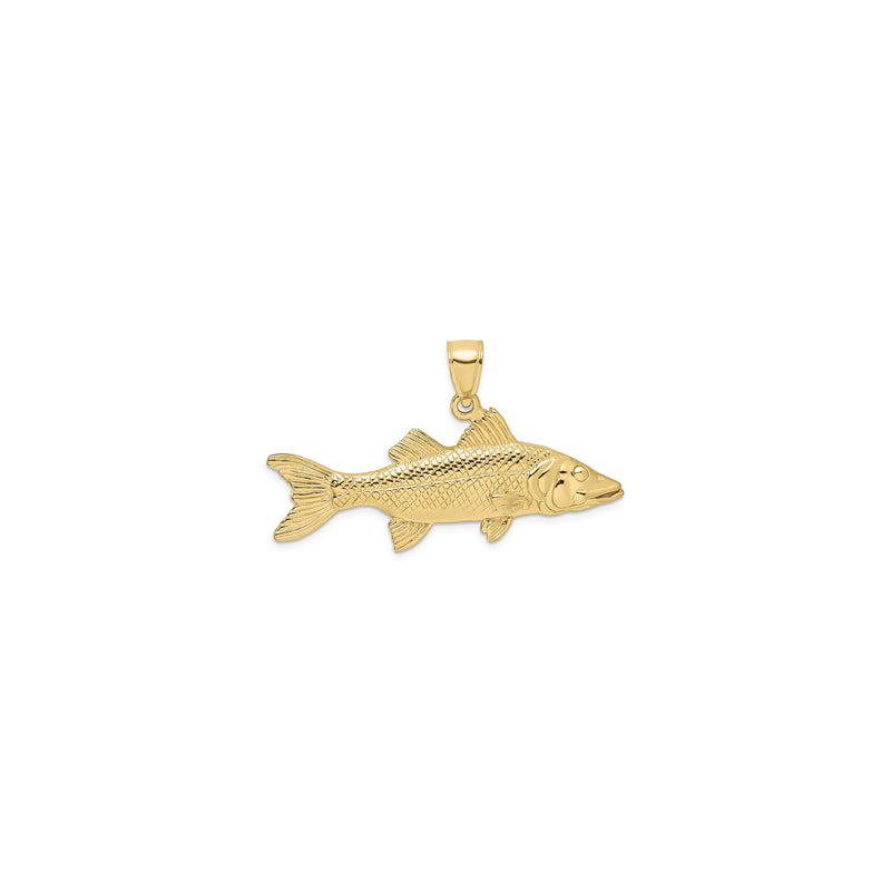 3D Snook Fish Pendant