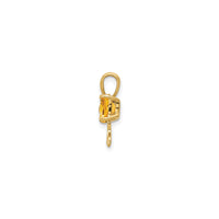 Citrine Bow Pendant (14K)