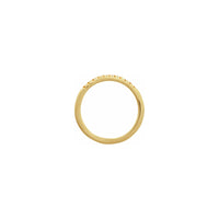 Citrine Row Stackable Ring