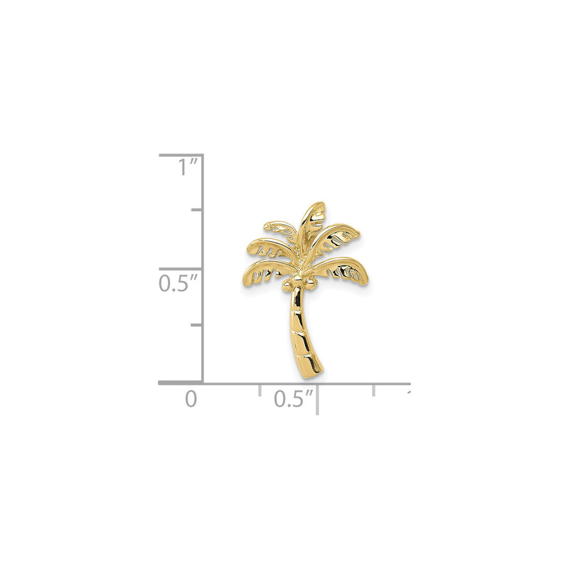 Coconut Tree Slide Pendant (14K)