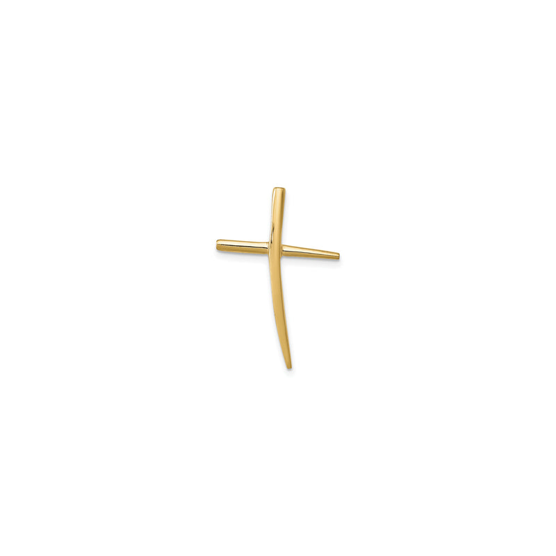 Curved Cross Slide Pendant (14K)