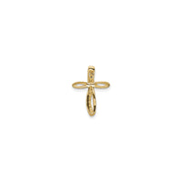 Diamond Infinity Journey Cross Pendant (14K)