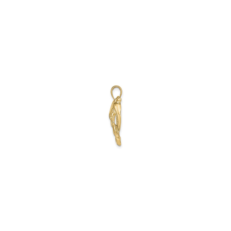 Dolphin Duo Pendant (14K)