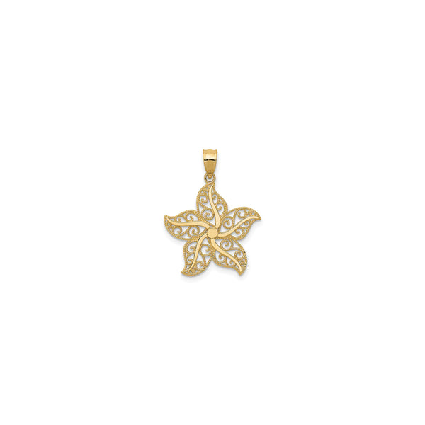 Filigree Starfish Pendant (14K)