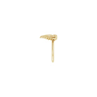 Ganesha Ring (14K) side - Popular Jewelry - New York